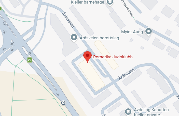Kart – Åråsveien 16A, Kjeller